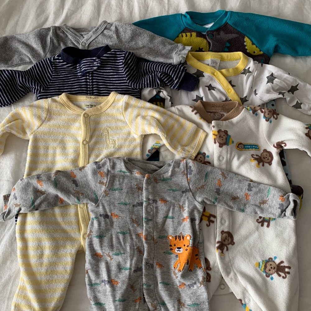Newborn Pajama/Footies Bundle